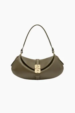 GANNI B-Kat Butter C2050001 – Military Olive — produktfoto