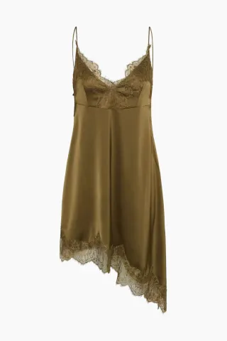 Gestuz GZlalou Dress – Military Olive — produktfoto