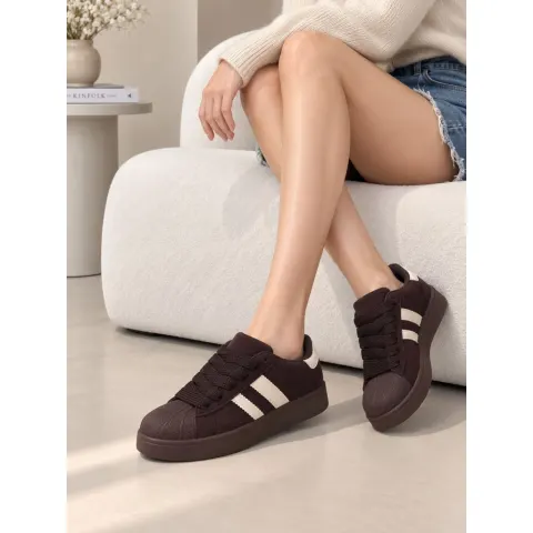 Dawn sneakers A-132 – Coffee — produktfoto