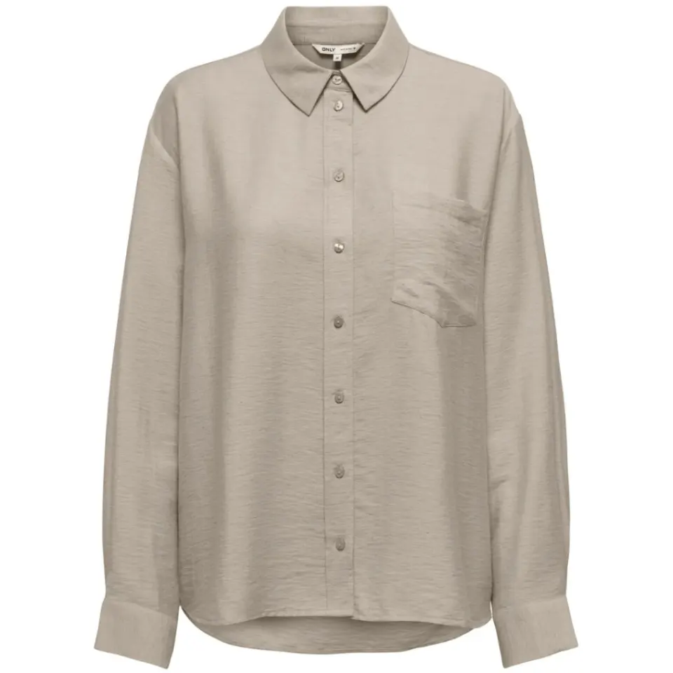 ONLY Skjorte Onllino – Oxford Tan — produktfoto