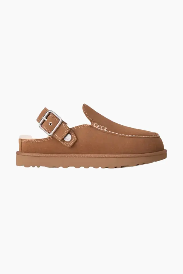 UGG W Goldenstar Evelina Clog – Chestnut — produktfoto