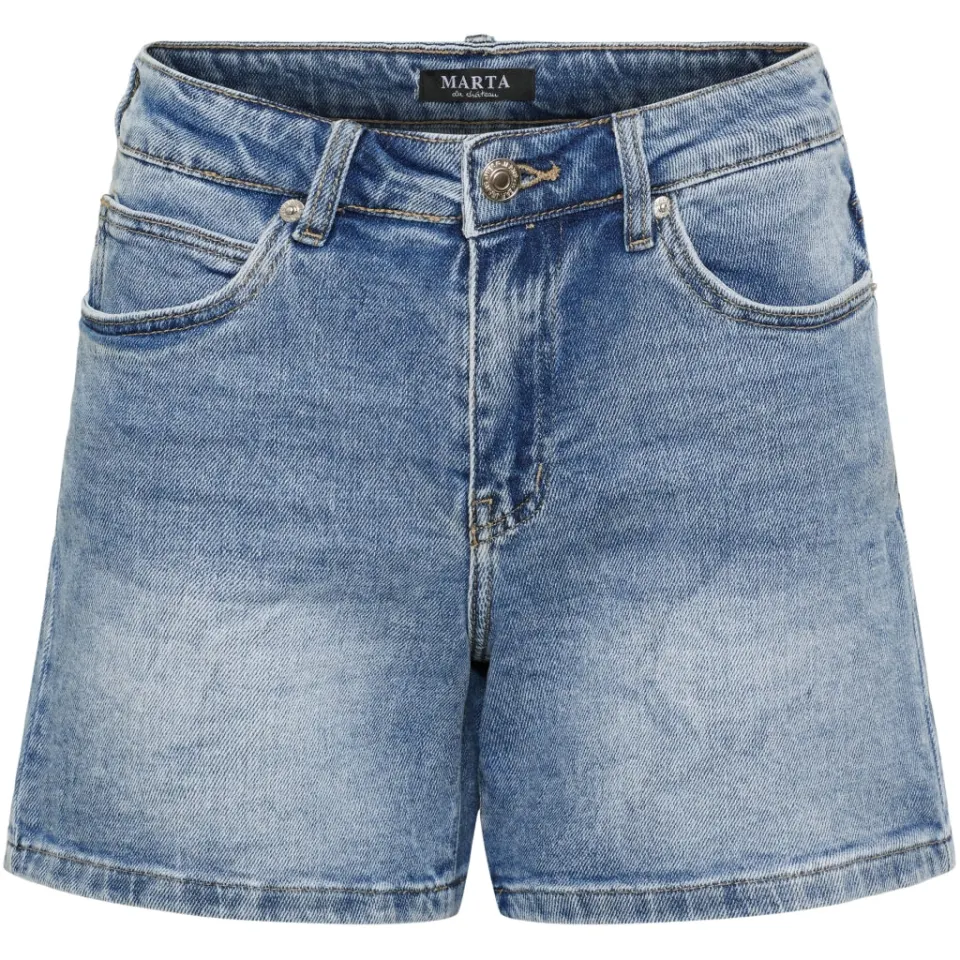 Marta du Château shorts MdcDivine MDC258-S9311 – Denim — produktfoto