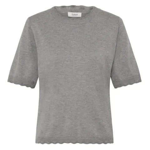 b.young pullover Bymmorla – Mid Grey Melange — produktfoto