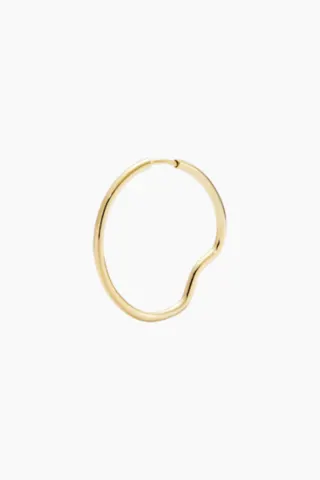 Maria Black Copenhagen 25 Hoop – Goldplated Silver — produktfoto