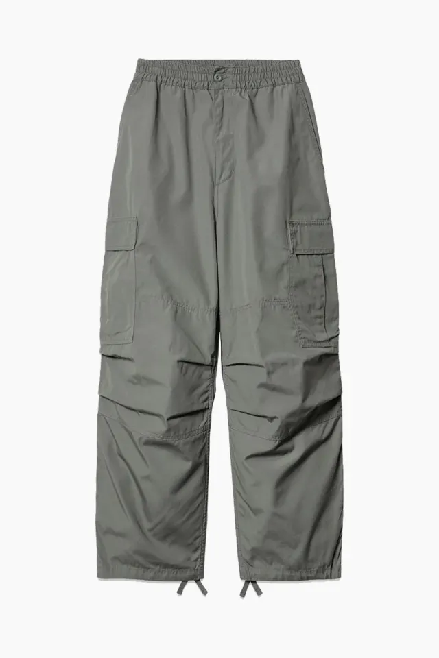 Carhartt W' Jet Cargo Pant - Smoke Green Rinsed – Carhartt WIP — produktfoto