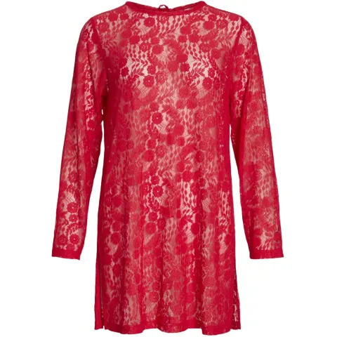 VILA bluse Viselly – Poppy Red — produktfoto
