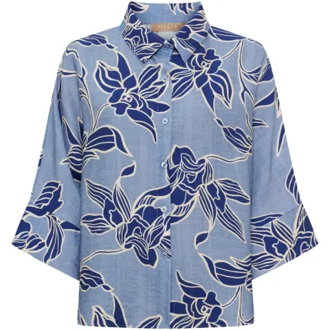 Marta du Château Skjorte MdcMirage 8717 – Jeans5562tpk — produktfoto