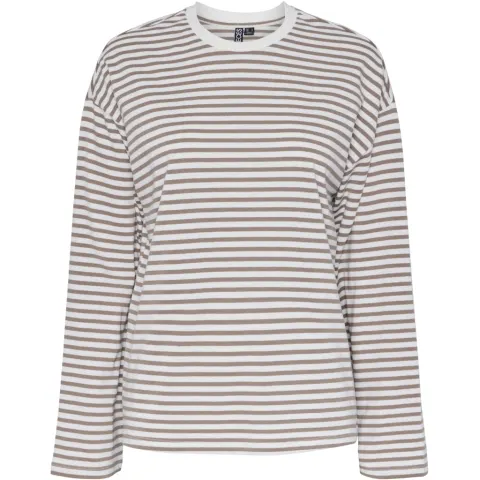 Pieces Bluse Pcsadie – Cloud Dancer FOSSIL — produktfoto