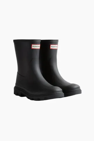 Hunter Unisex Downpour Short Boot – sort — produktfoto
