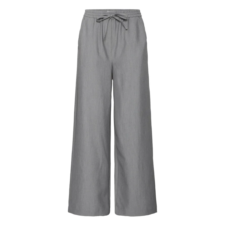 b.young Bukser Bydanta – Grey Melange — produktfoto