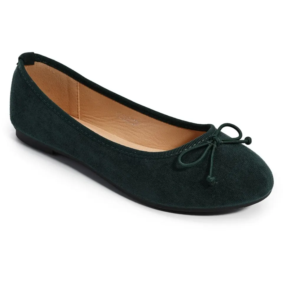Tanja ballerina sko W2300 – Verde — produktfoto