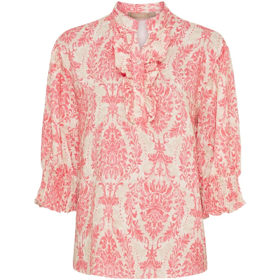 Marta du Château bluse MdcCharlie 6892 – Corallo6207tpf — produktfoto