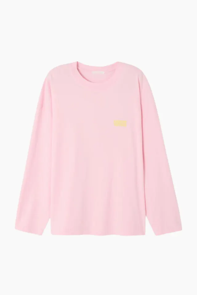 American Vintage Gixy T-shirt- Cotton Candy – Lyserød — produktfoto