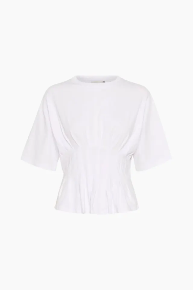 Gestuz GZInez Tee – Bright White — produktfoto