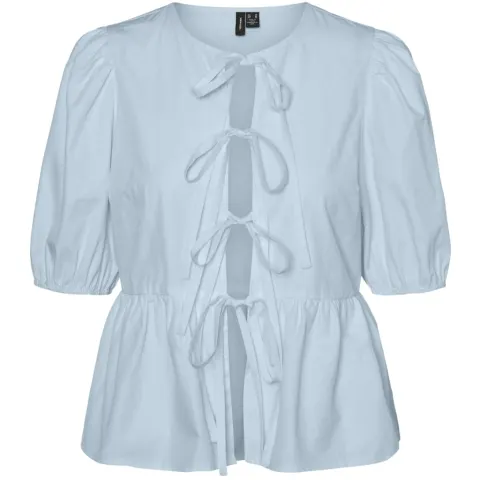 Vero Moda bluse Vmelly – Delicate Blue — produktfoto