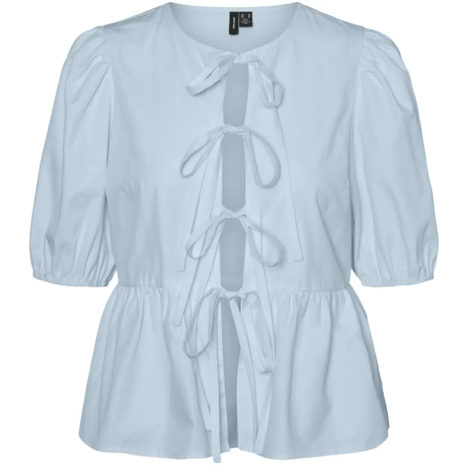 Vero Moda bluse Vmelly – Delicate Blue — produktfoto
