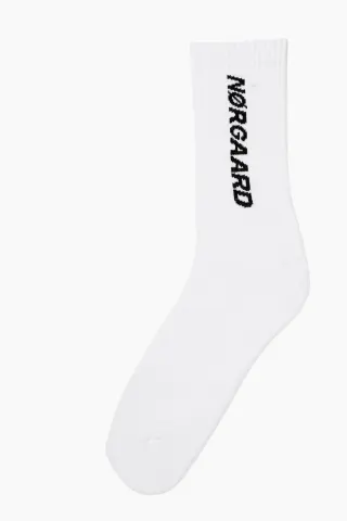 Mads Nørgaard Tennis Classic Sock – hvid — produktfoto