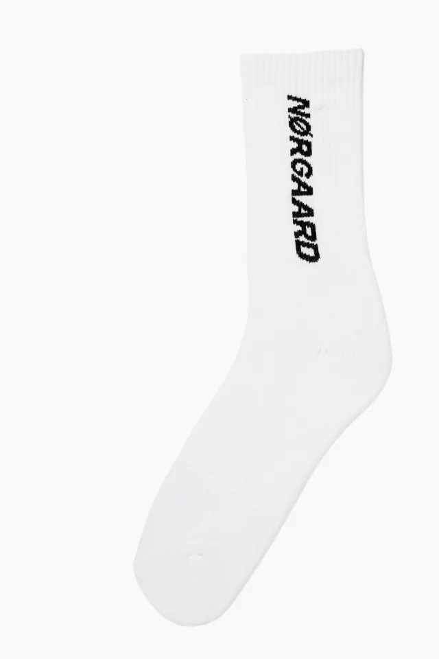 Mads Nørgaard Tennis Classic Sock – hvid — produktfoto