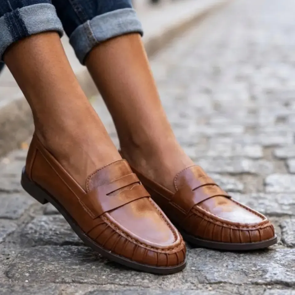 Nieve loafers 88F-9 – camel — produktfoto
