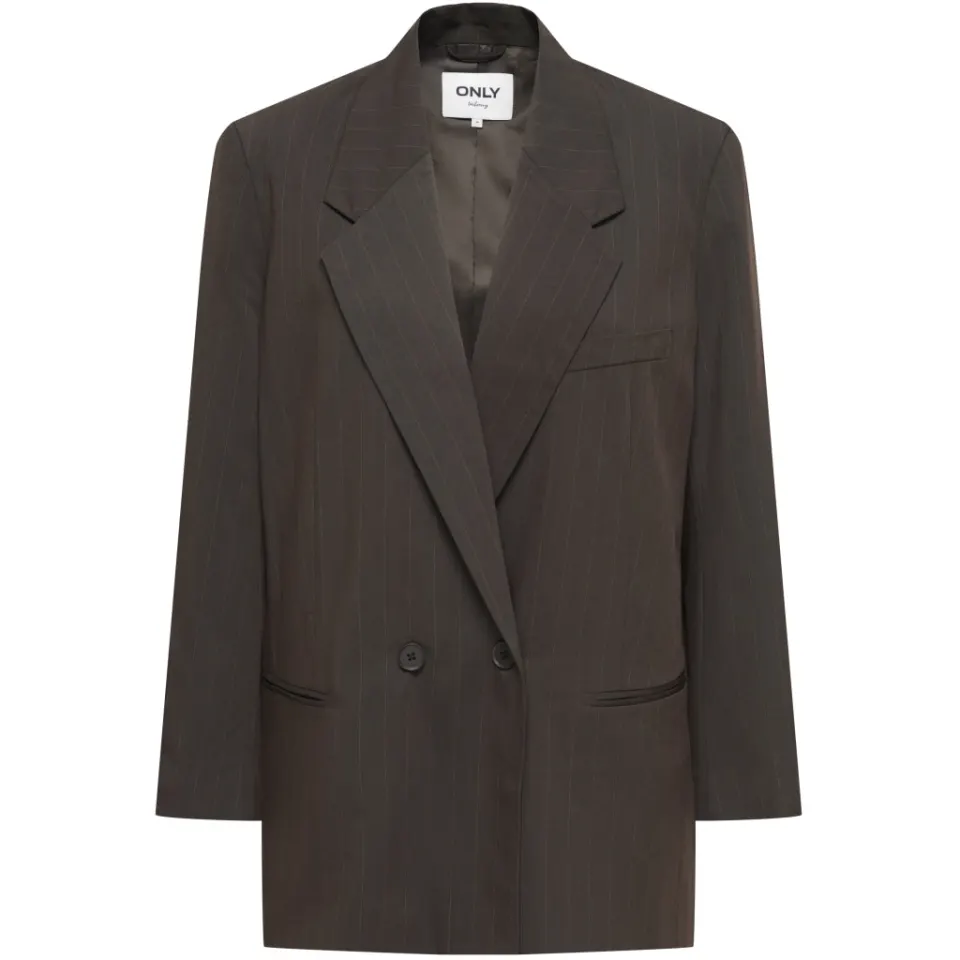 ONLY blazer Onlalden – Mole PUMICE STONE PINSTRIPES — produktfoto