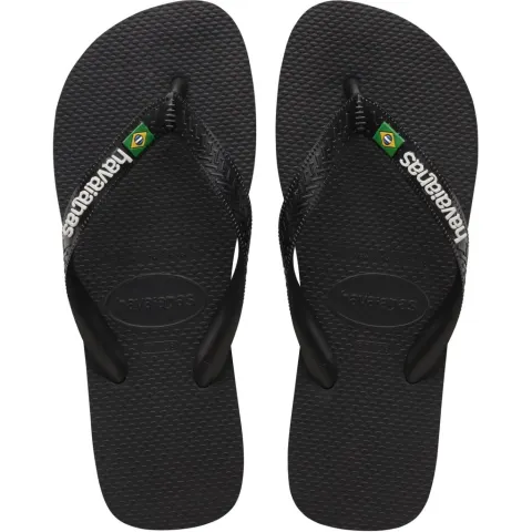 HAVAIANAS Slippers Unisex Brazil Logo 4110850 – Black1069 — produktfoto