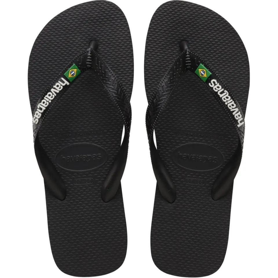 HAVAIANAS Slippers Unisex Brazil Logo 4110850 – Black1069 — produktfoto