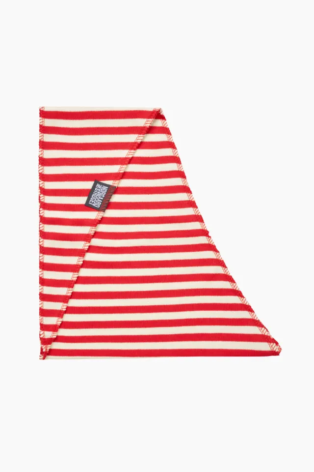 Nørgaard på Strøget NPS Scarf Triangle – Red/Ecru — produktfoto