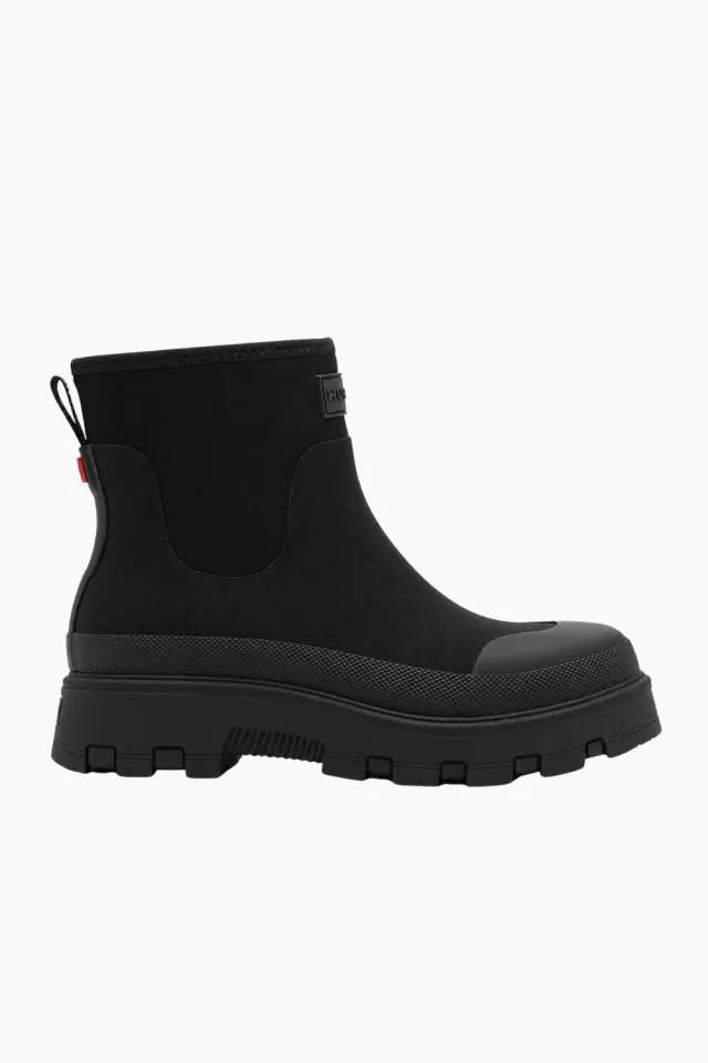 Hunter Unisex Elements Neoprene Chelsea Boot – sort — produktfoto