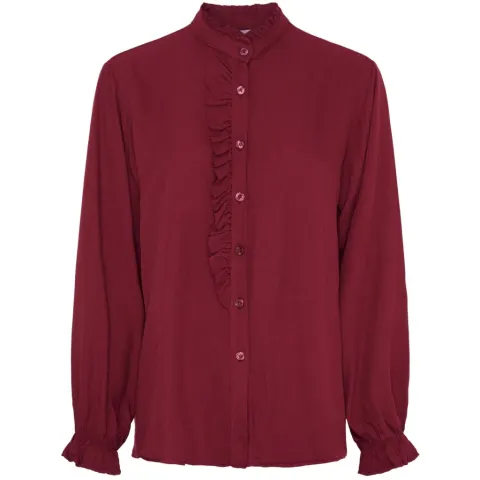 LULULIA bluse LuEllen 5897 – bordeaux — produktfoto