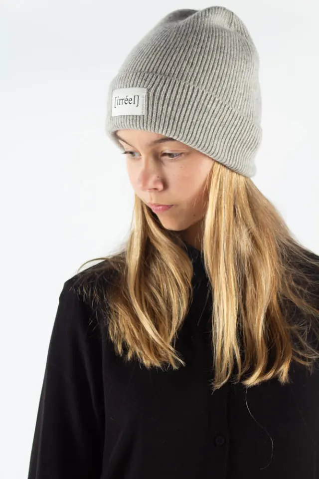irréel Akeelah wool Beanie – grå — produktfoto