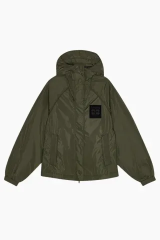 GANNI Flyweight Nylon Jacket W0737 – Kalamata — produktfoto