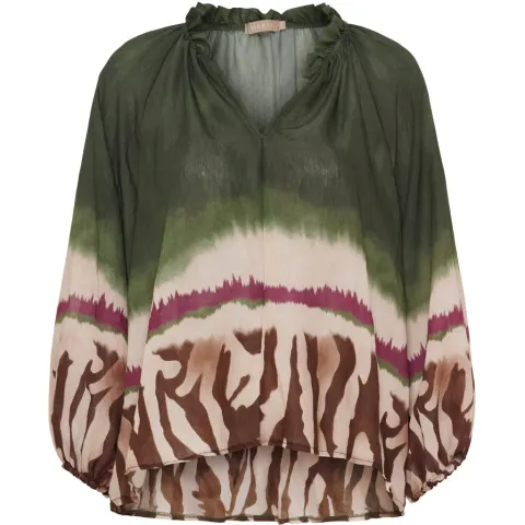 Marta du Château bluse MdcBelladonna 003 – Military — produktfoto