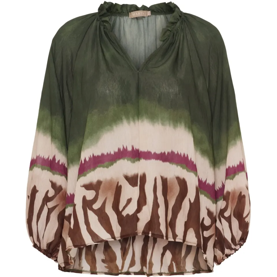 Marta du Château bluse MdcBelladonna 003 – Military — produktfoto