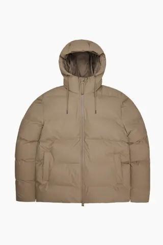 Rains Alta Puffer Jacket W3T3 – beige — produktfoto