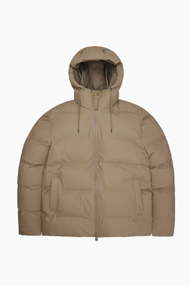 Rains Alta Puffer Jacket W3T3 – beige — produktfoto