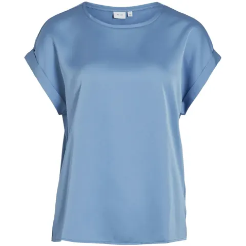 VILA top Viellette – Blissful Blue — produktfoto