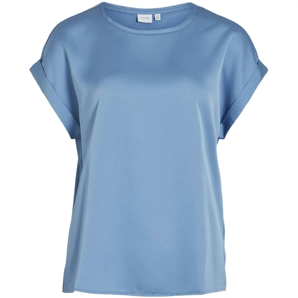 VILA top Viellette – Blissful Blue — produktfoto