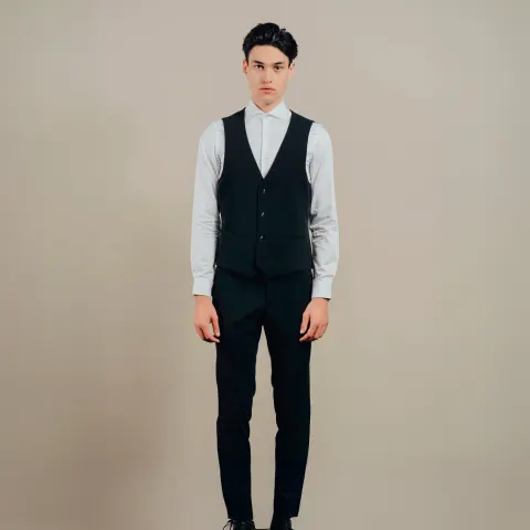 Gnious Francis Trousers – Sort — produktfoto