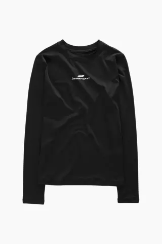 bareen Longsleeve Tee – sort — produktfoto