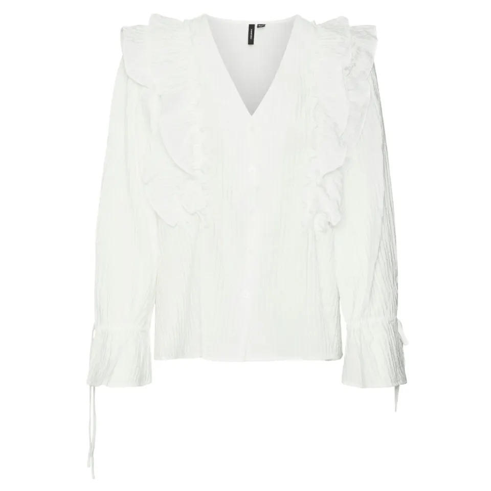Vero Moda skjorte Vmkausa – Snow white — produktfoto