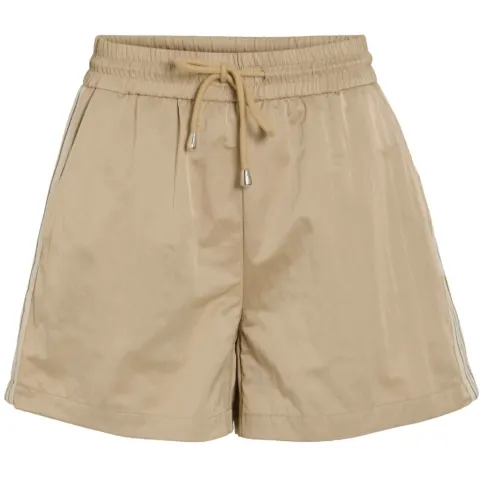 VILA shorts Vihaba – Feather Gray Birch track — produktfoto