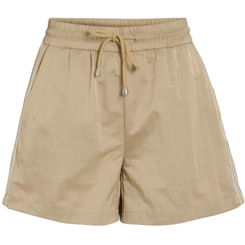 VILA shorts Vihaba – Feather Gray Birch track — produktfoto