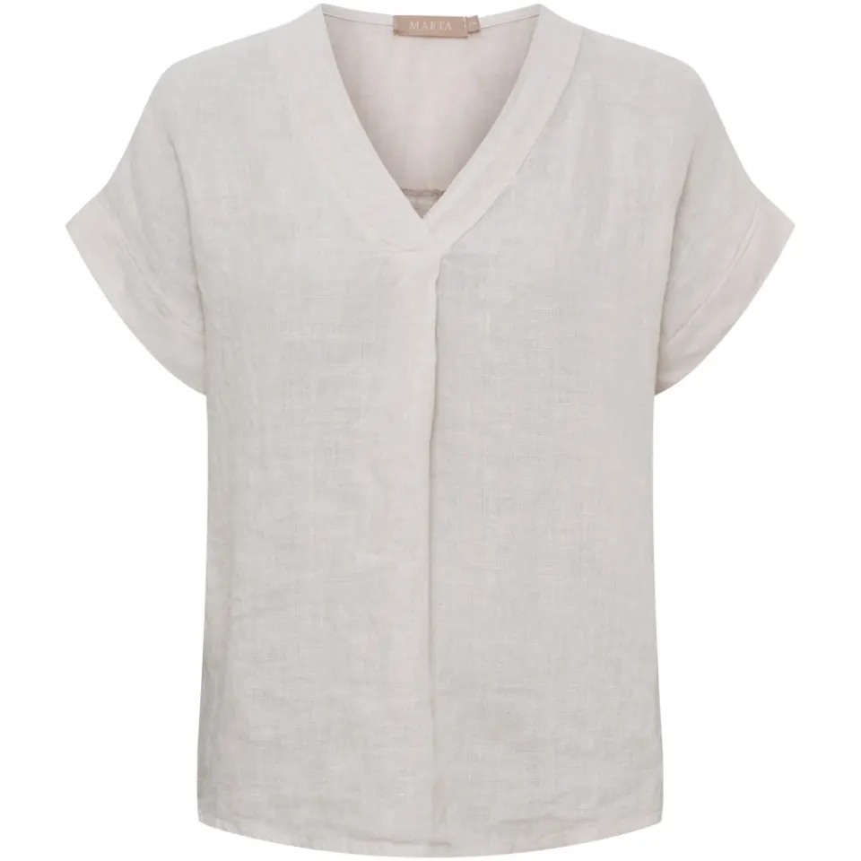 Marta du Château Marta du Chatau bluse MdcBellissima 86520 – Sabbia — produktfoto
