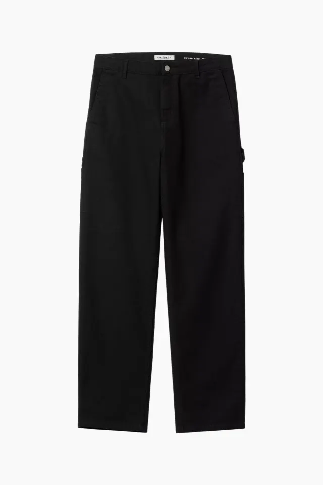 Carhartt W' Pierce Pant (Hubbard) - Black Rinsed – Carhartt WIP — produktfoto
