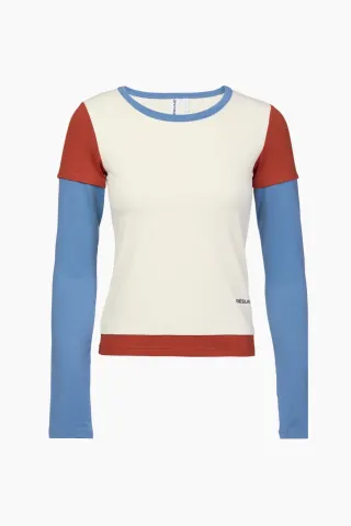 Résumé AmariRS Blouse – Multi Blue — produktfoto