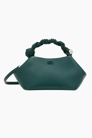 GANNI Bou Bag Small C2100036 – mørkegrøn — produktfoto