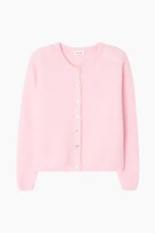 American Vintage Vitow Cardigan – Sugared Almond Melange — produktfoto