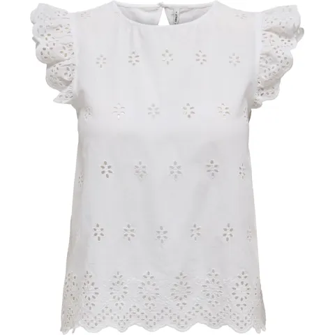 ONLY bluse Onllou – Bright White — produktfoto
