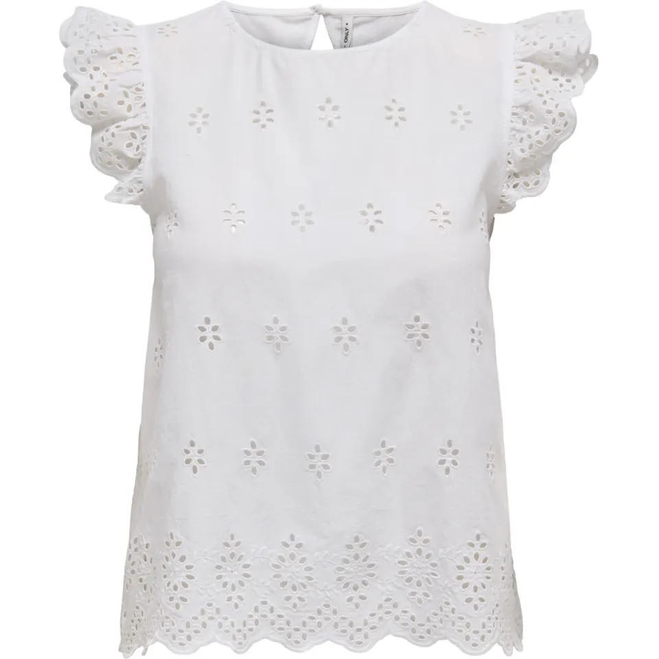 ONLY bluse Onllou – Bright White — produktfoto
