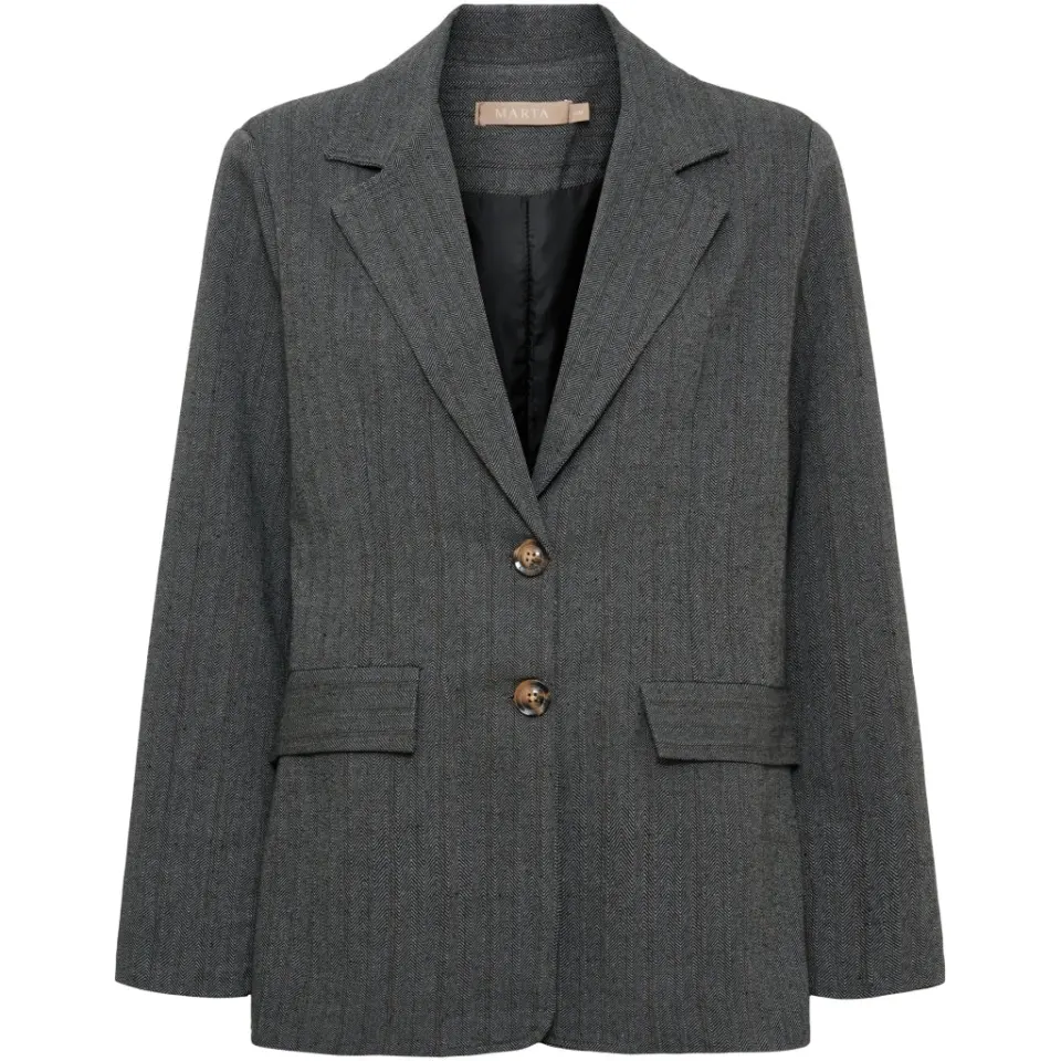 Marta du Château Blazer MdcSenna 8870 – grå — produktfoto